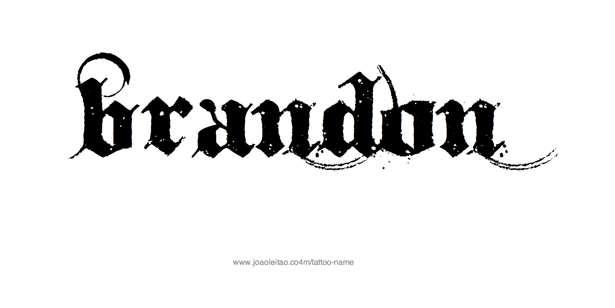 Brandon Name Tattoo Designs